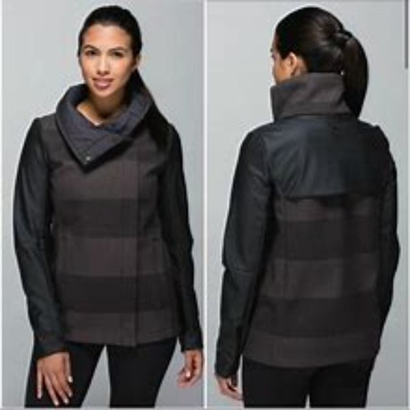 lululemon athletica Jackets & Blazers - Lululemon Brisky Moto Biker Jacket RARE
